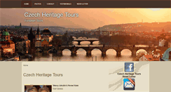 Desktop Screenshot of czechheritagetours.com