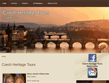 Tablet Screenshot of czechheritagetours.com